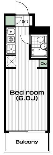 百合ヶ丘駅の賃貸 63,000円 間取り図