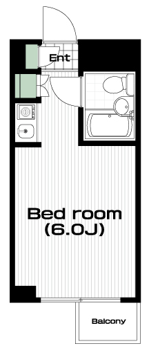 聖蹟桜ヶ丘駅の賃貸 35,000円 間取り図