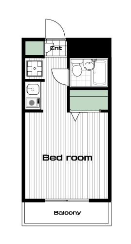 練馬駅の賃貸 58,000円 間取り図