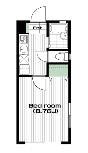 東大宮駅の賃貸 60,000円 間取り図