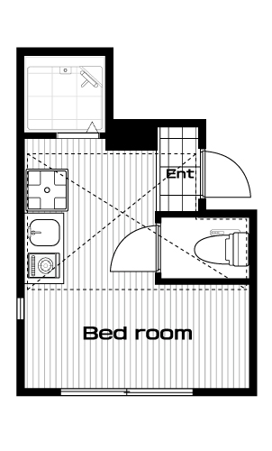 氷川台駅の賃貸 62,000円 間取り図