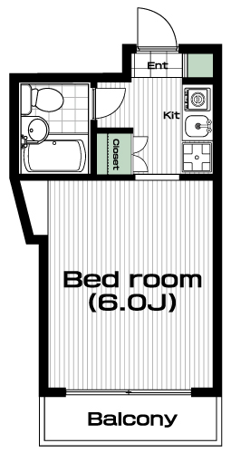 百合ヶ丘駅の賃貸 35,000円 間取り図