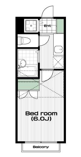 王子神谷駅の賃貸 71,000円 間取り図