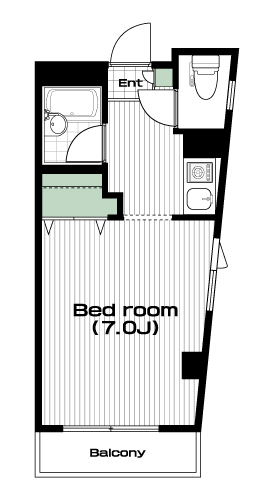 後楽園駅の賃貸 75,000円 間取り図