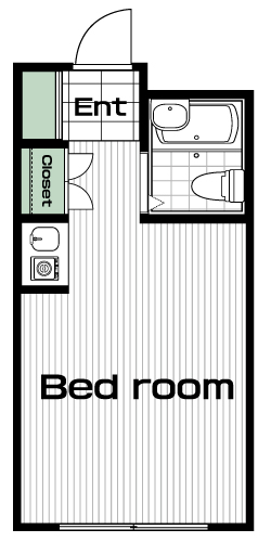西荻窪駅の賃貸 53,000円 間取り図