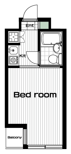 用賀駅の賃貸 60,000円 間取り図