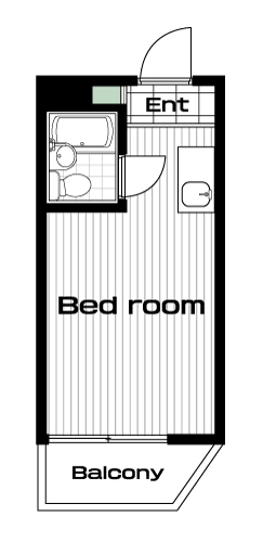 要町駅の賃貸 55,000円 間取り図