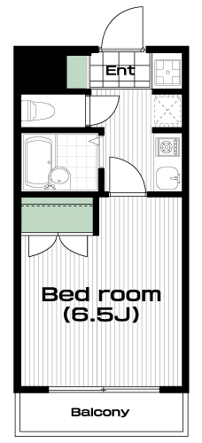 飛田給駅の賃貸 59,000円 間取り図