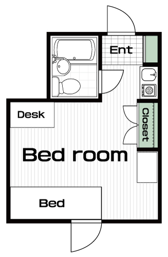 武蔵境駅の賃貸 59,000円 間取り図
