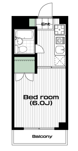 篠崎駅の賃貸 66,000円 間取り図