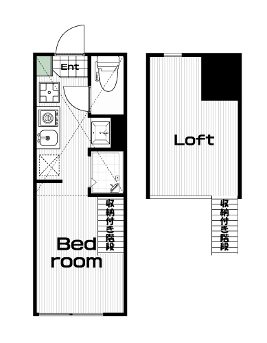 蒲田駅の賃貸 68,000円 間取り図