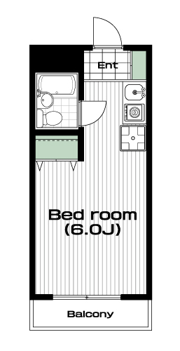 秋津駅の賃貸 48,000円 間取り図