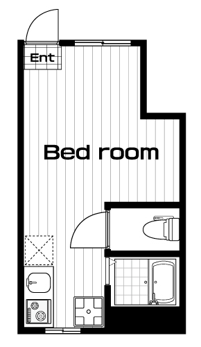 久が原駅の賃貸 67,000円 間取り図