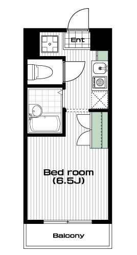 ひばりヶ丘駅の賃貸 49,000円 間取り図