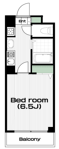 市ケ谷駅の賃貸 86,500円 間取り図