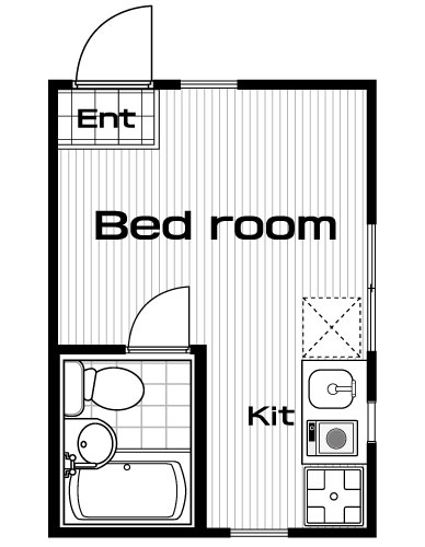 駒場東大前駅の賃貸 40,000円 間取り図