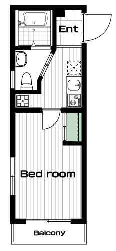 東小金井駅の賃貸 67,000円 間取り図