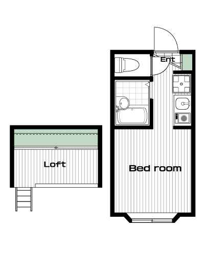 みずほ台駅の賃貸 30,500円 間取り図