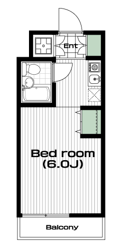 川口駅の賃貸 50,000円 間取り図