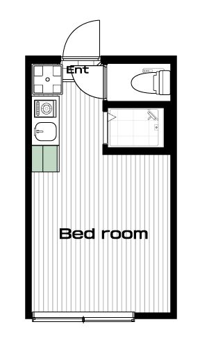 高田馬場駅の賃貸 54,000円 間取り図