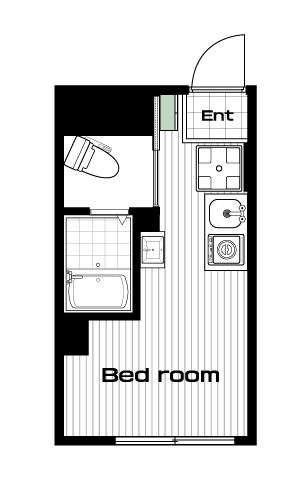 上板橋駅の賃貸 54,000円 間取り図