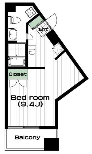 新百合ヶ丘駅の賃貸 59,500円 間取り図