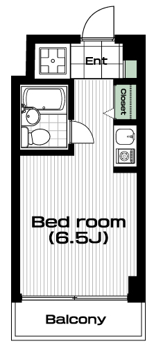 白楽駅の賃貸 62,000円 間取り図