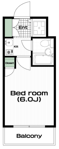 鷺沼駅の賃貸 48,000円 間取り図