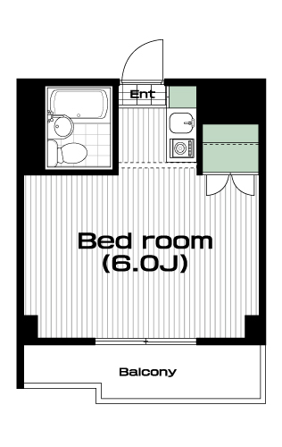 朝霞駅の賃貸 50,000円 間取り図
