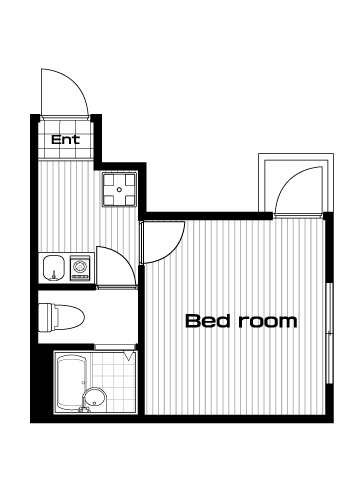 小菅駅の賃貸 54,000円 間取り図