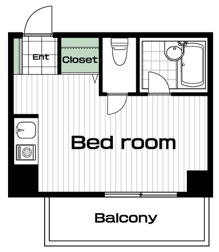 三ツ沢上町駅の賃貸 49,000円 間取り図