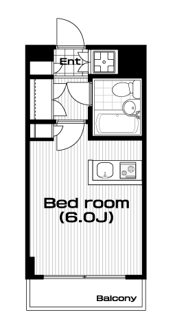 北千住駅の賃貸 63,000円 間取り図