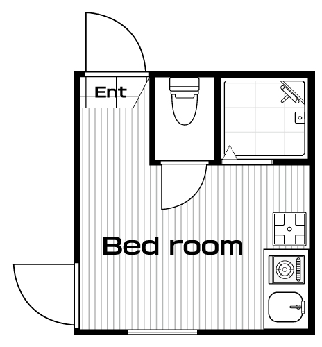 千歳烏山駅の賃貸 53,000円 間取り図