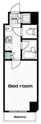 武蔵関駅の賃貸 71,000円 間取り図