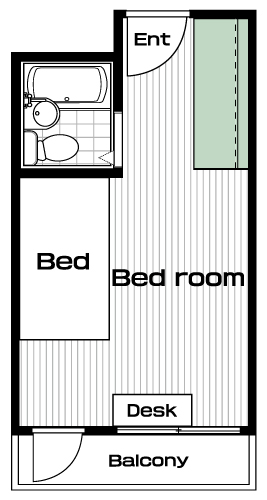 国分寺駅の賃貸 69,500円 間取り図