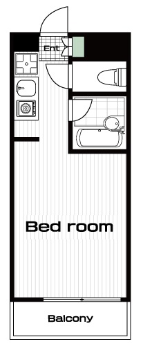 西荻窪駅の賃貸 70,000円 間取り図