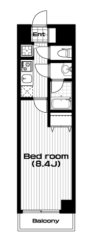 志村三丁目駅の賃貸 85,000円 間取り図