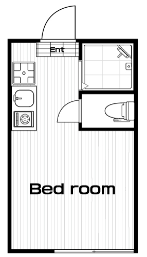 明大前駅の賃貸 63,000円 間取り図