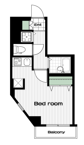 ときわ台駅の賃貸 95,000円 間取り図