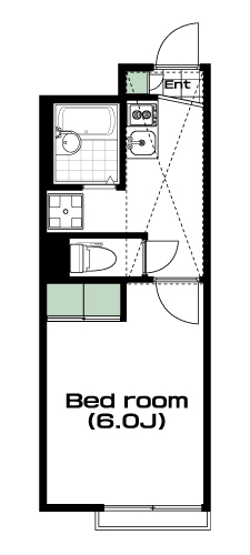 東大宮駅の賃貸 55,000円 間取り図