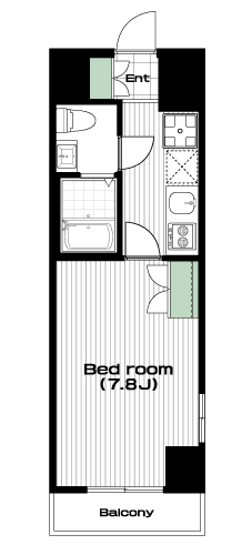北戸田駅の賃貸 66,500円 間取り図