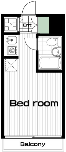 日吉駅の賃貸 42,000円 間取り図