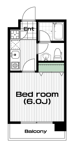 新座駅の賃貸 53,000円 間取り図