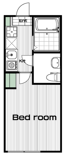 向ヶ丘遊園駅の賃貸 68,000円 間取り図