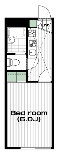 西八王子駅の賃貸 50,000円 間取り図