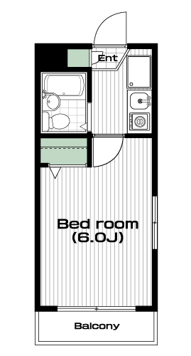 下板橋駅の賃貸 55,000円 間取り図