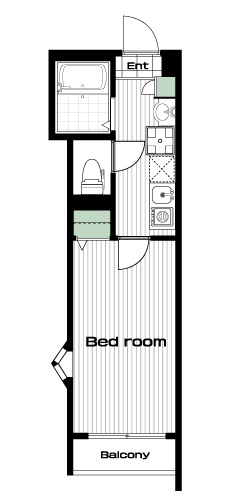 新小岩駅の賃貸 75,000円 間取り図