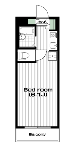 練馬駅の賃貸 68,000円 間取り図