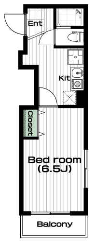 三ツ沢上町駅の賃貸 53,000円 間取り図