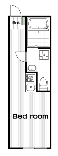 反町駅の賃貸 63,000円 間取り図